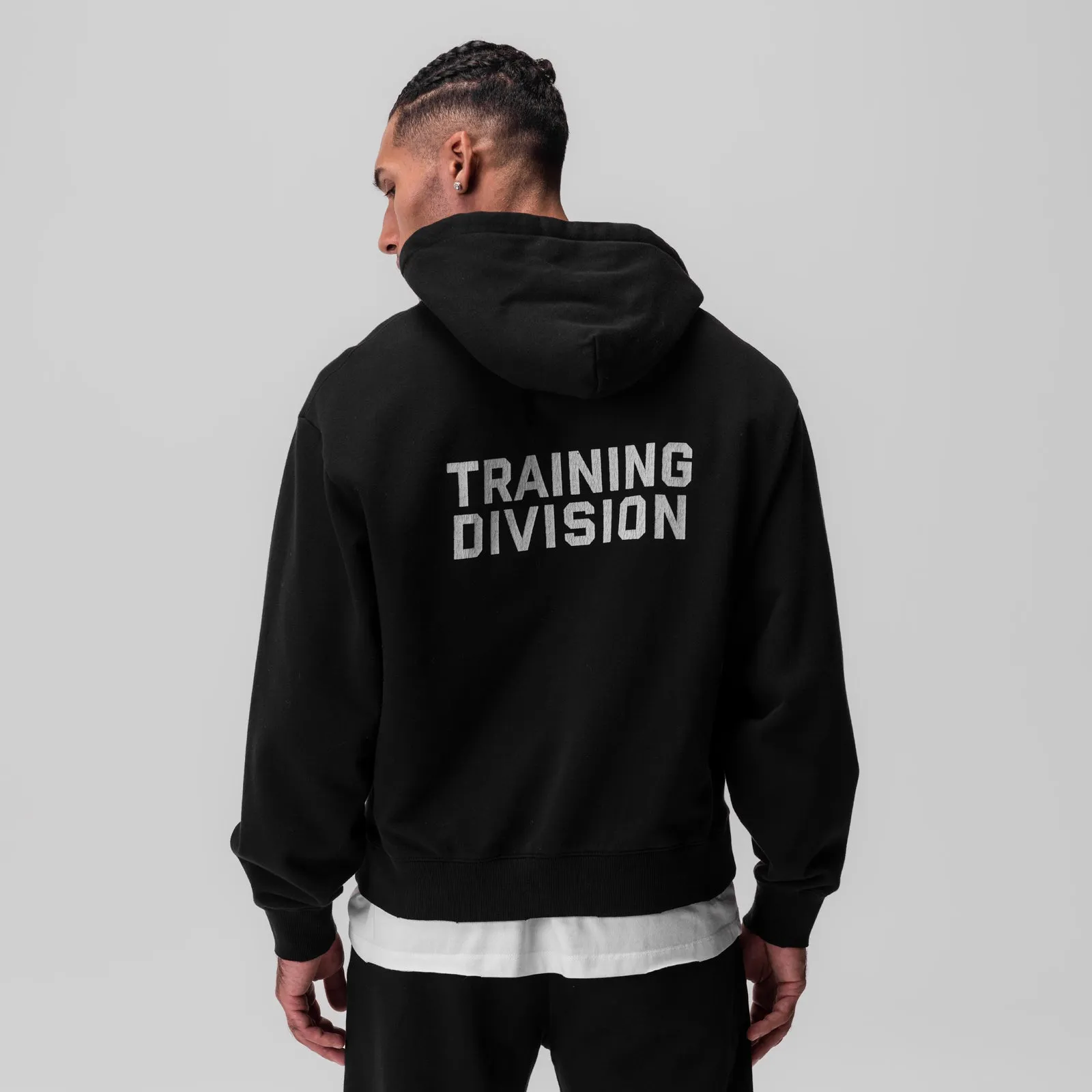 ASRV Tech Essential™ Distressed Full Zip Hoodie - Black