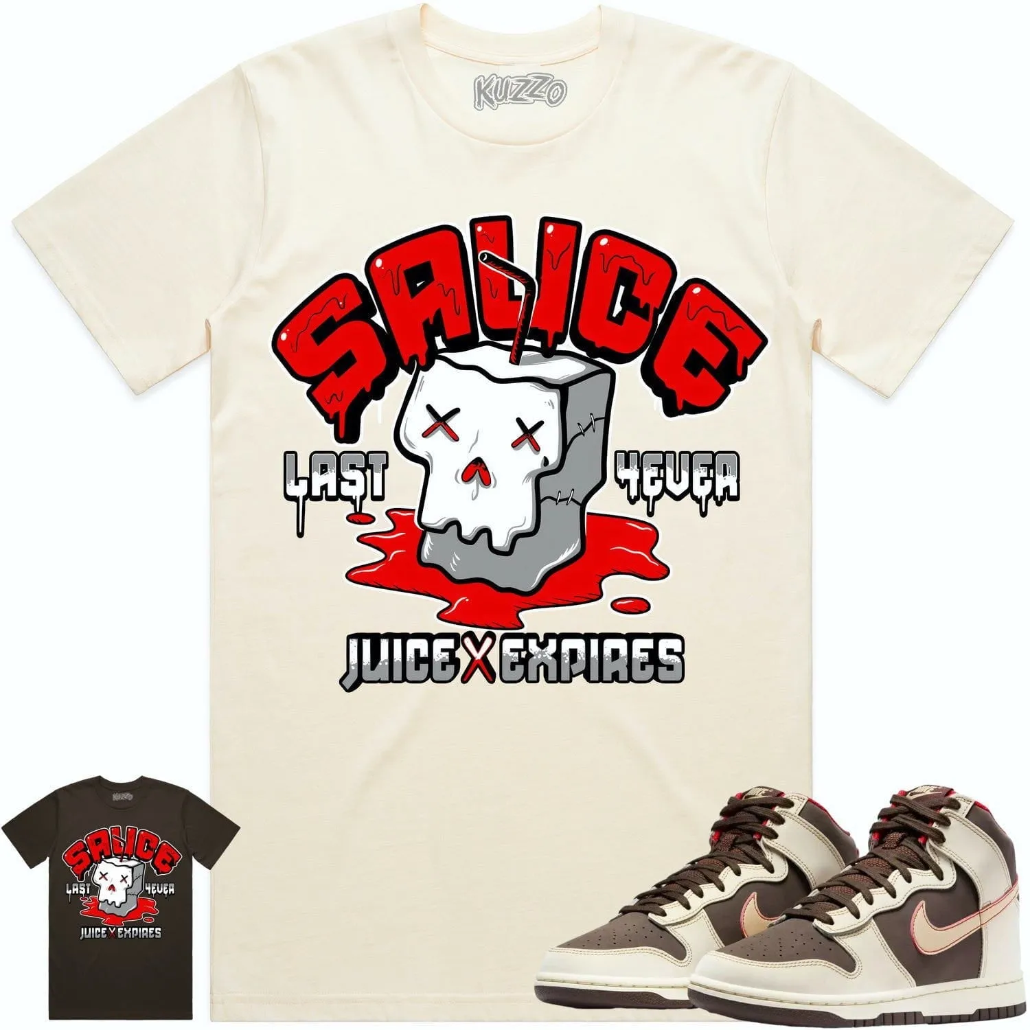 Baroque Brown Dunks Shirt to Match - RED SAUCE