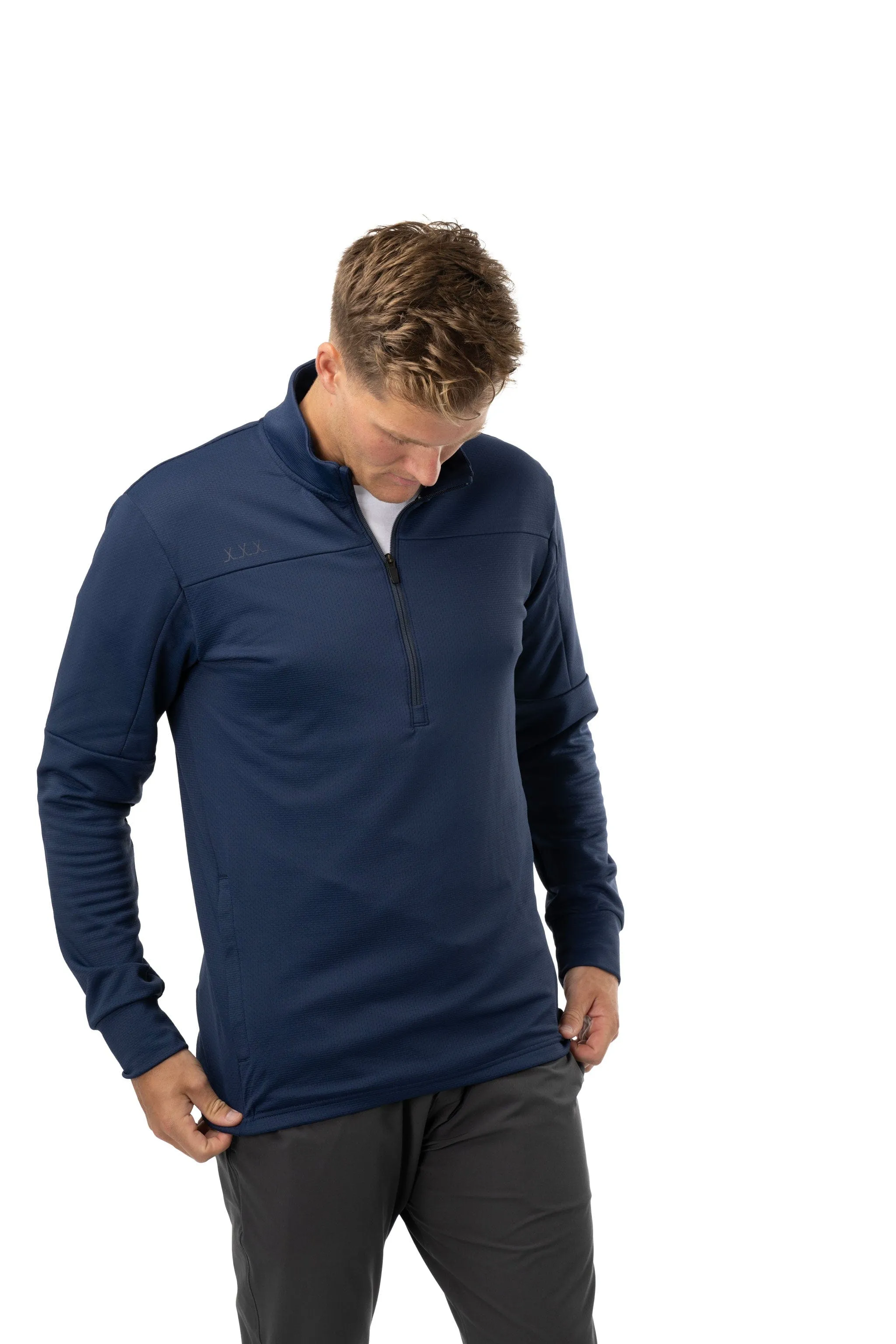 Bauer FLC Core 1/4 Zip Hoody - Navy