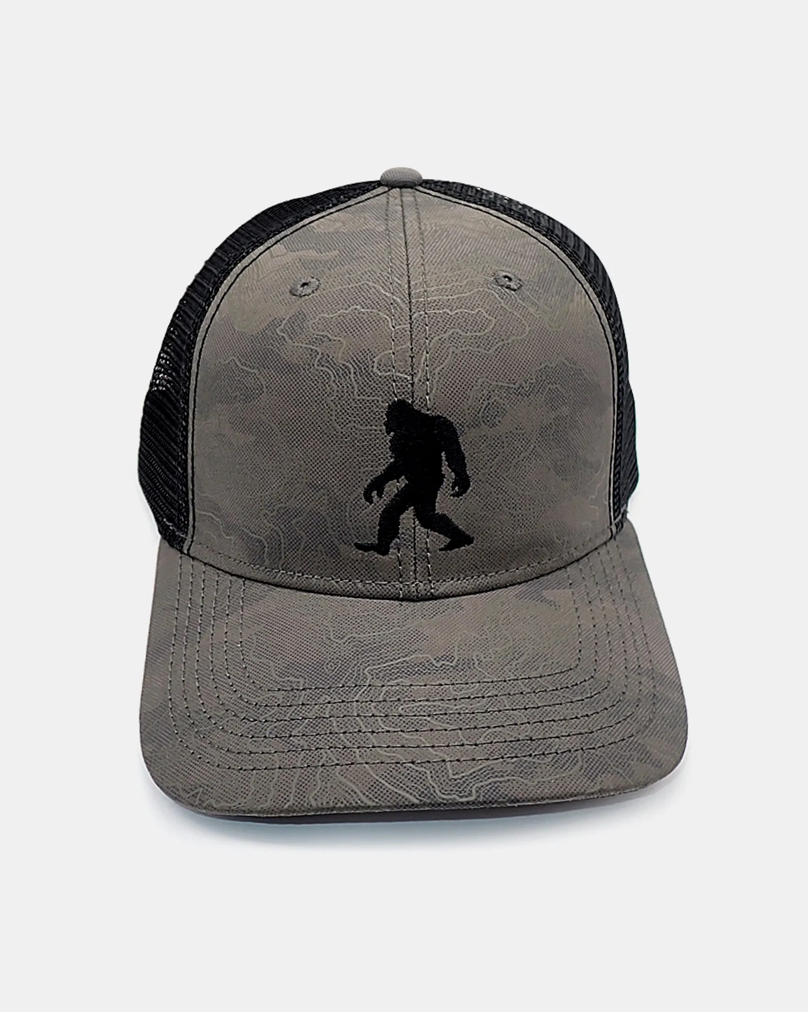 Bigfoot & Topography Trucker Hat