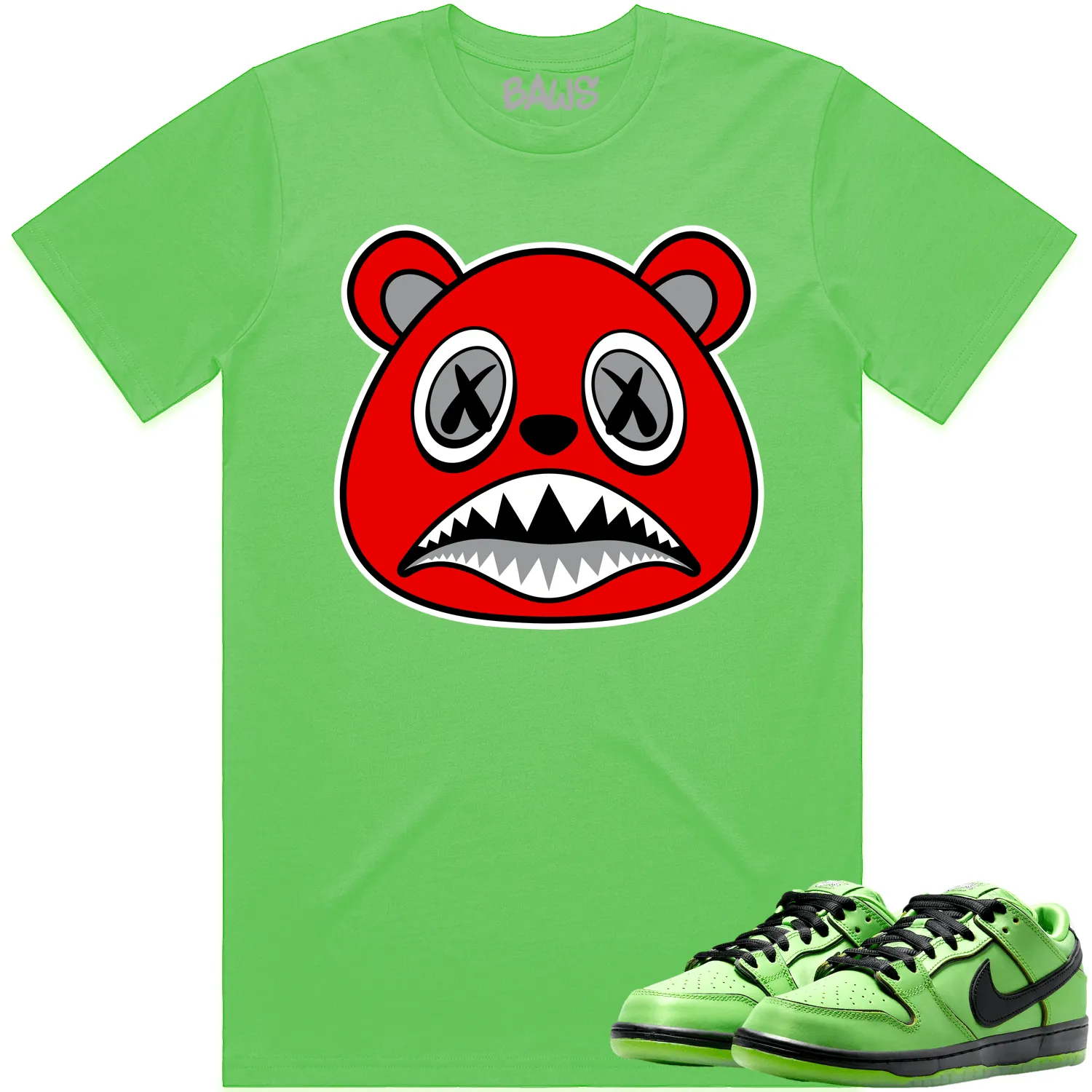 Buttercup PowerPuff Girls Dunks Shirt to Match - ANGRY BAWS BEAR