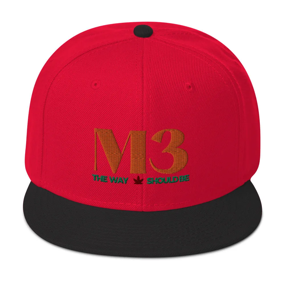 Coastal Maine Cannabis Inspired Snapback Hat