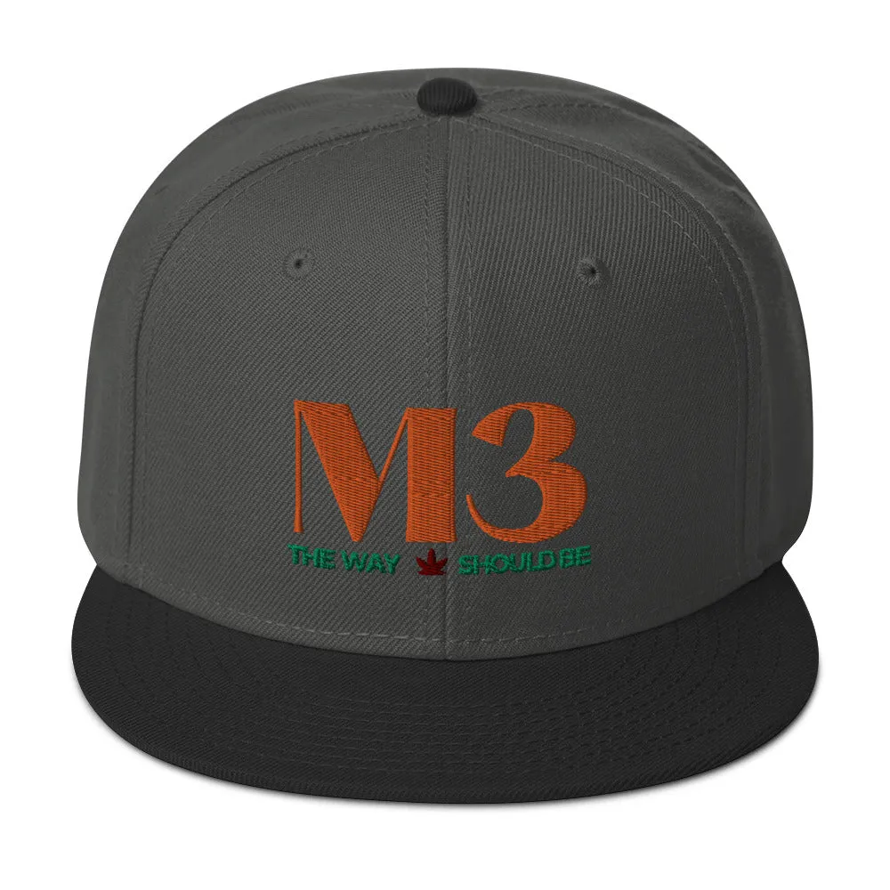 Coastal Maine Cannabis Inspired Snapback Hat