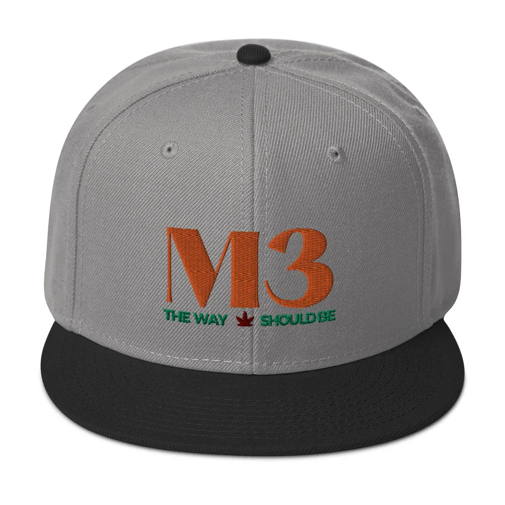 Coastal Maine Cannabis Inspired Snapback Hat