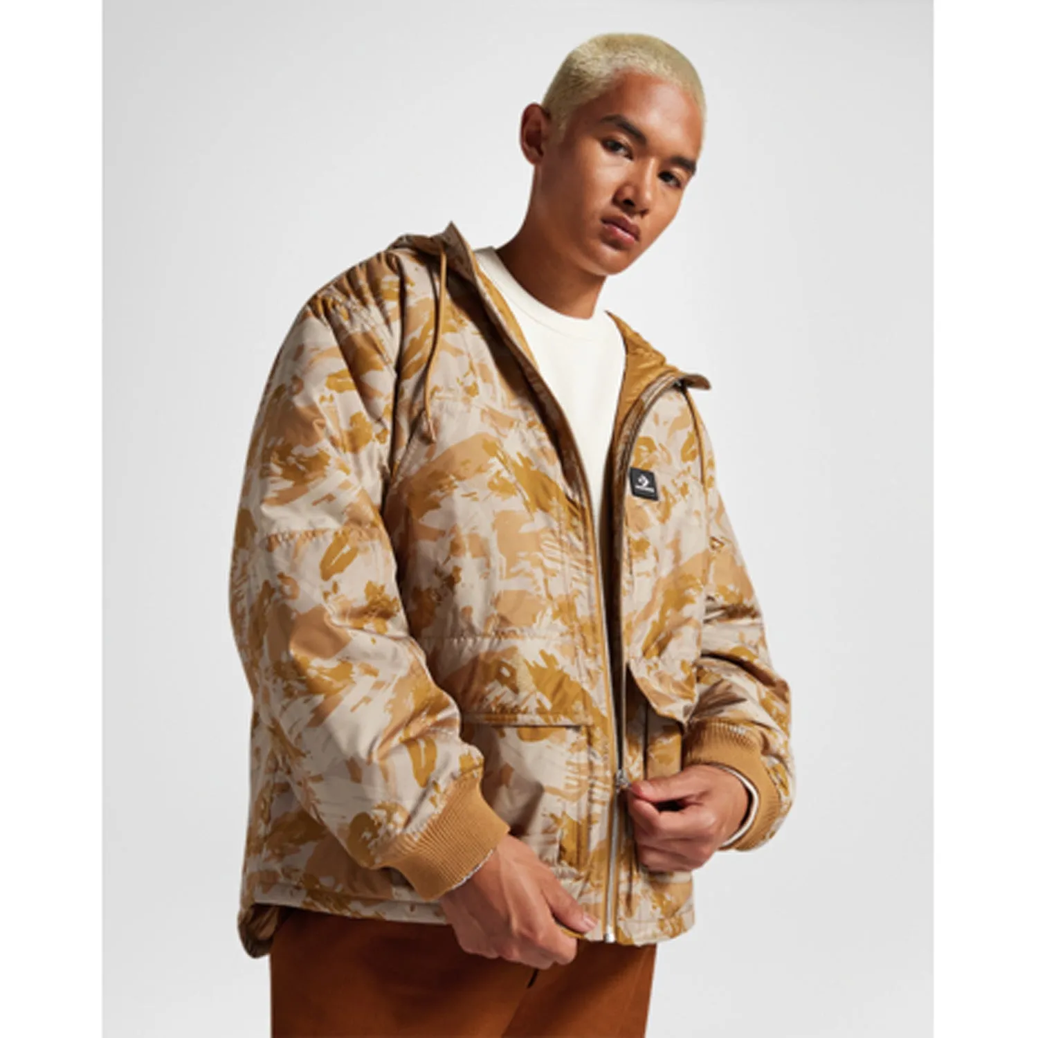 Converse Utility Jacket Trek Tan Paint Camo