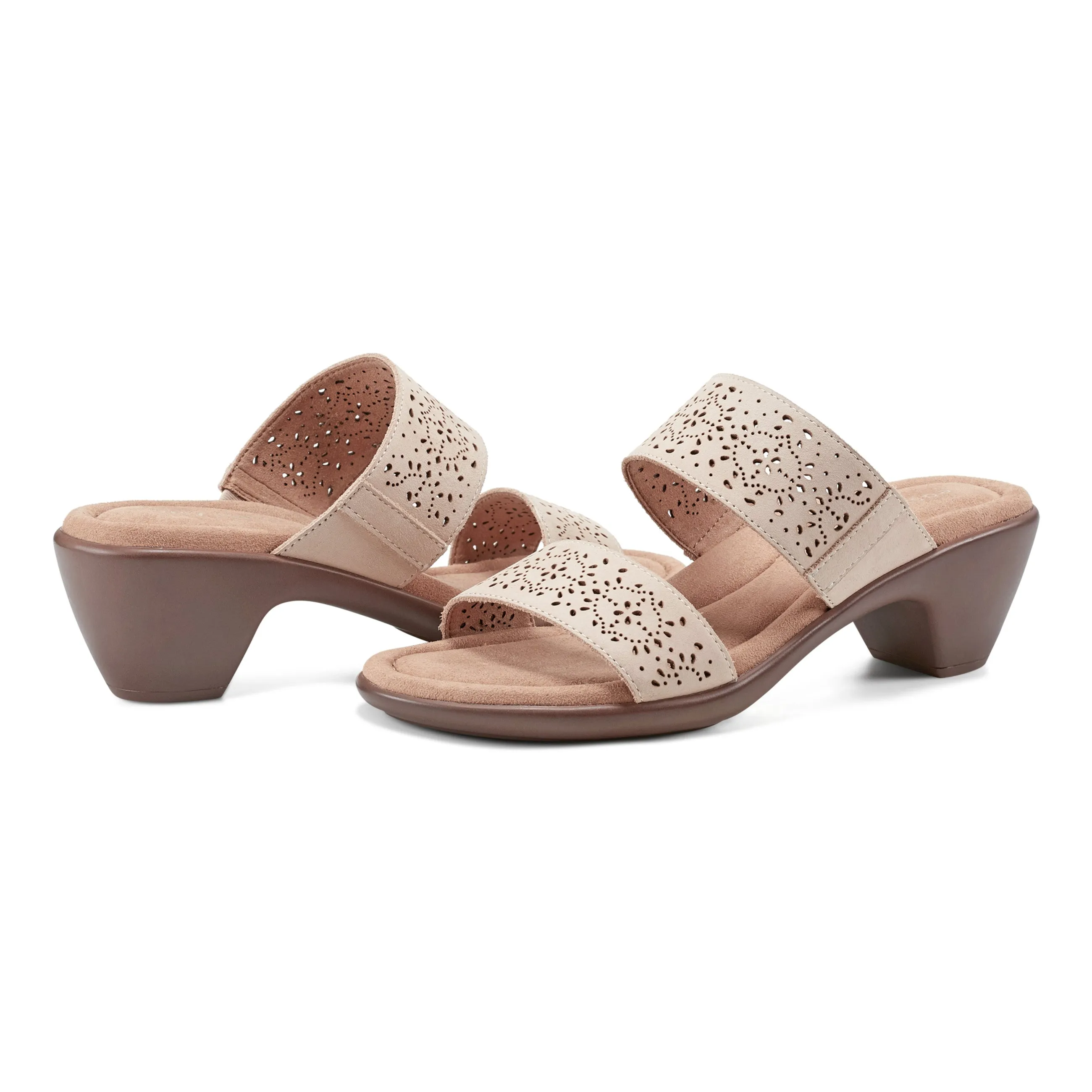 Crista Casual Slide Heeled Sandals