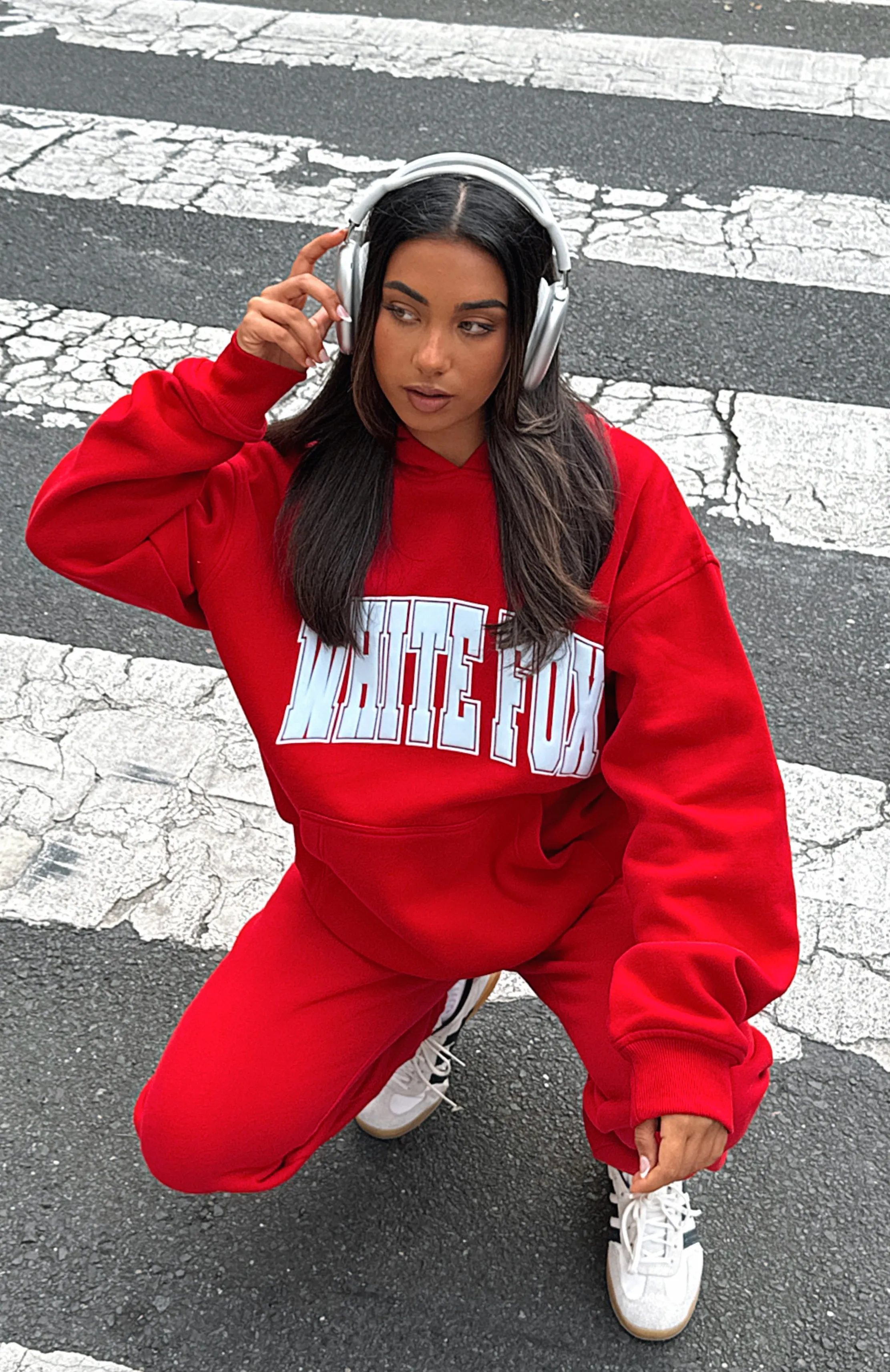 Decade Classics Varsity Oversized Hoodie Red