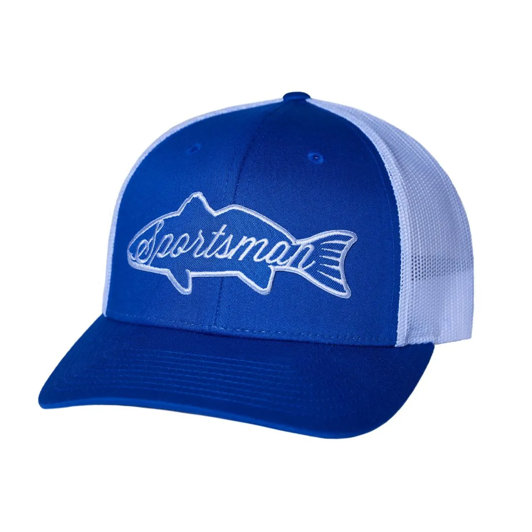 Fish Snapback Fishing Hat - Bonefish/Light Grey