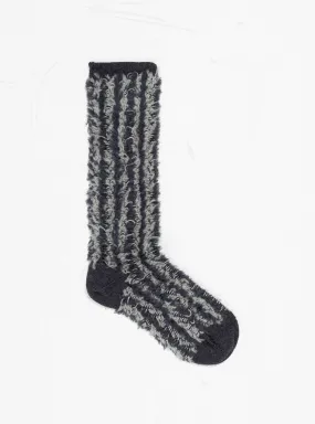 Fur Socks Navy