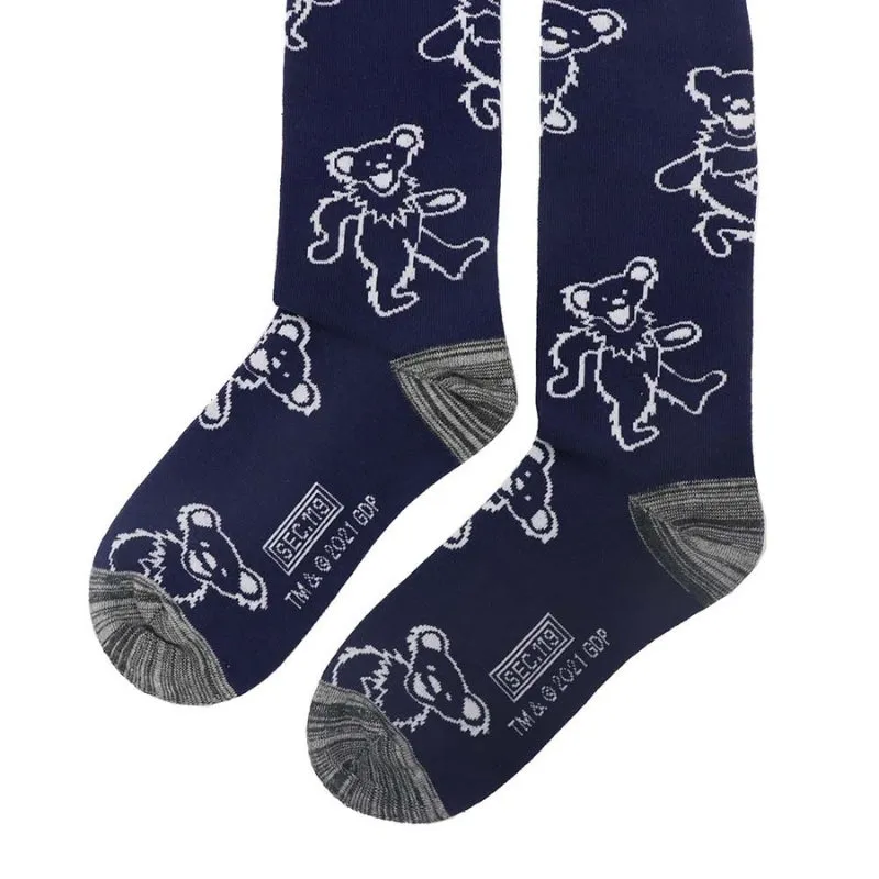 Grateful Dead | Socks | Navy Dancing Bear