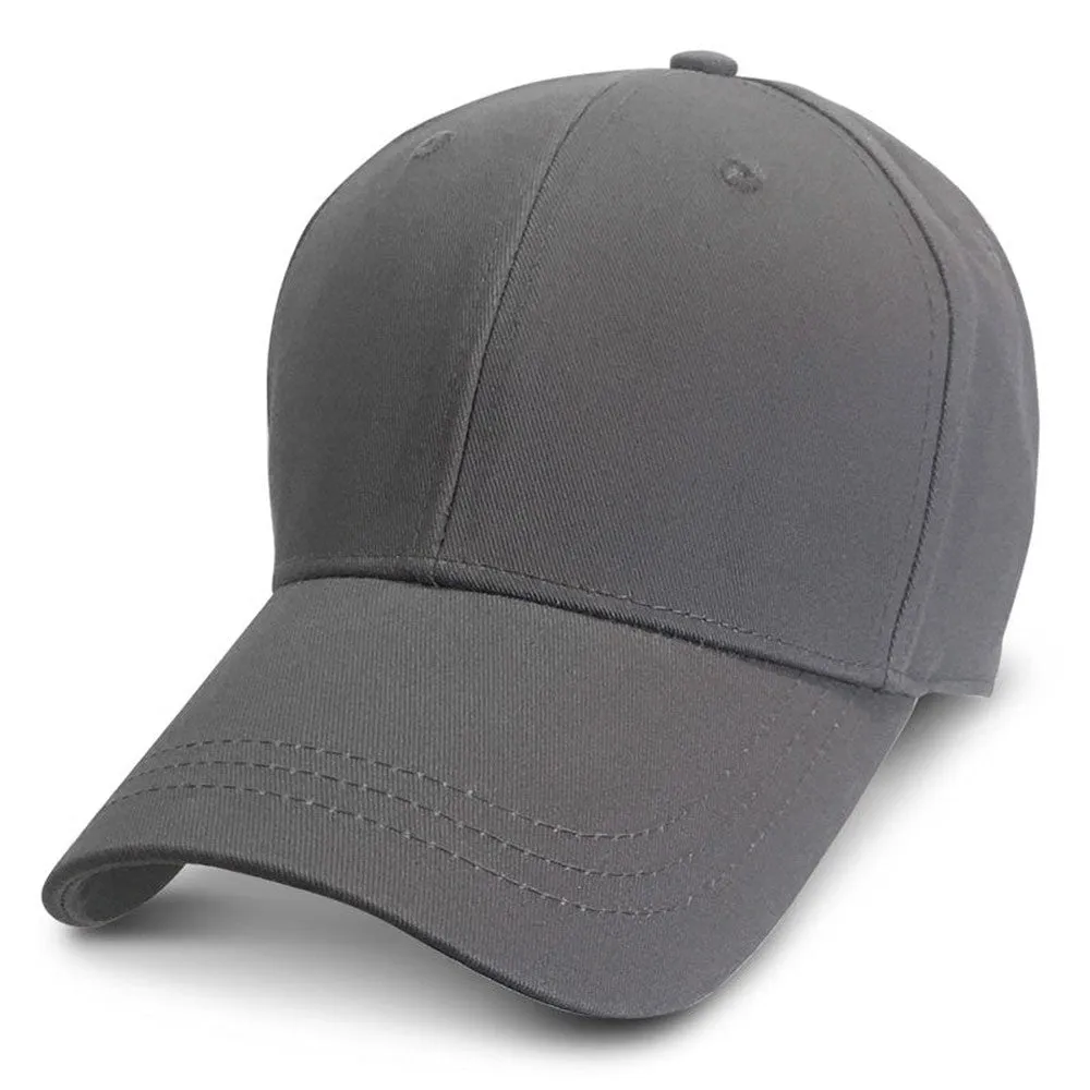 Grey - Structured Baseball Cap