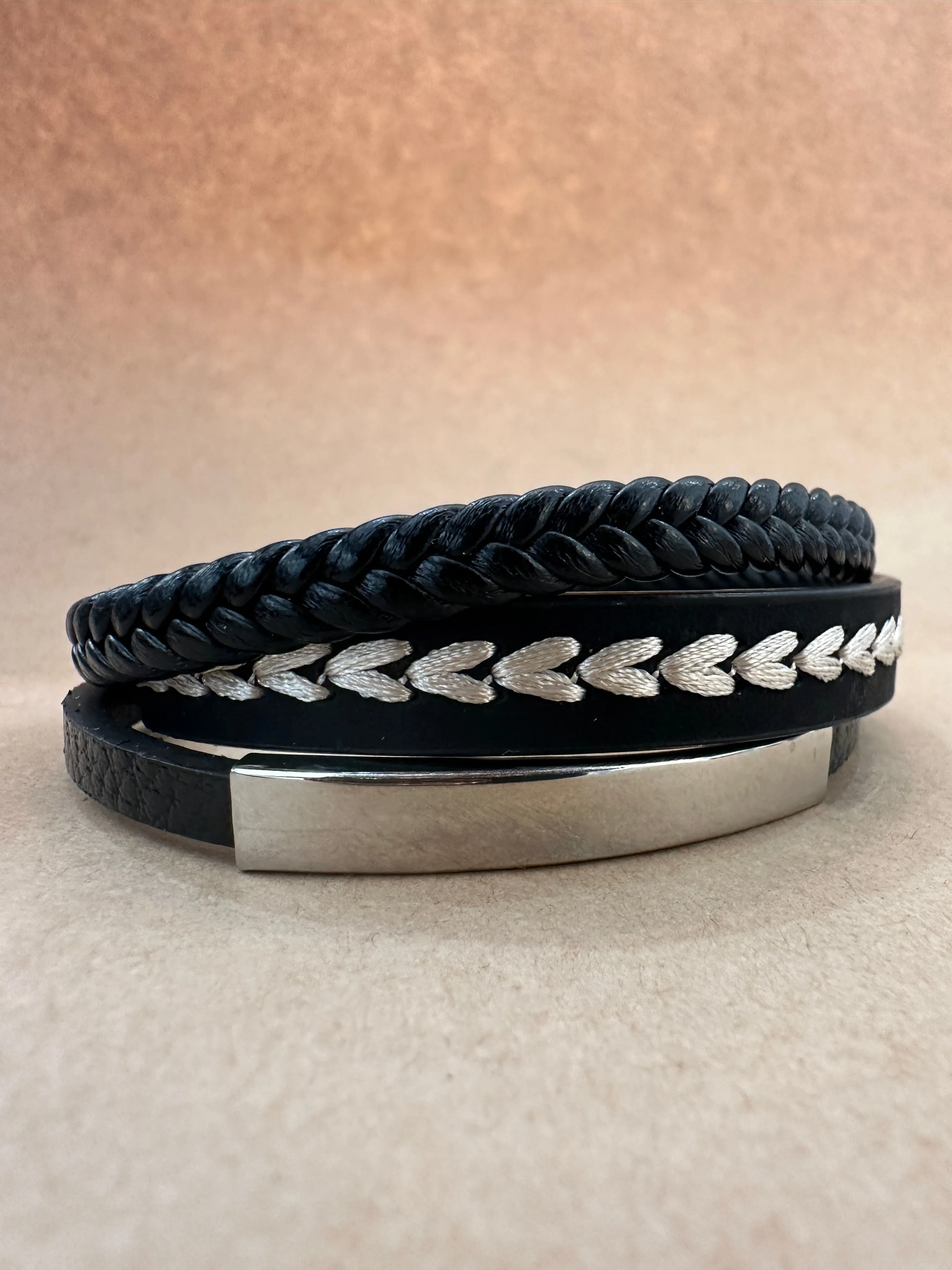 Hearttrop Multi Strands Genuine Leather Bracelet