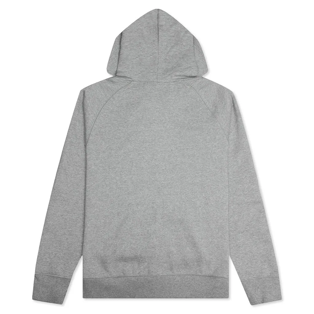 Hooded Chase Jacket - Grey Heather/Gold