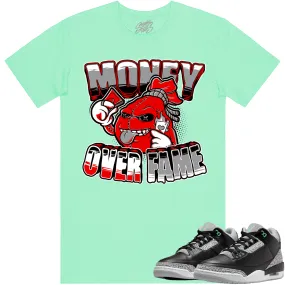 Jordan 3 Green Glow 3s Shirt to Match - RED MOF