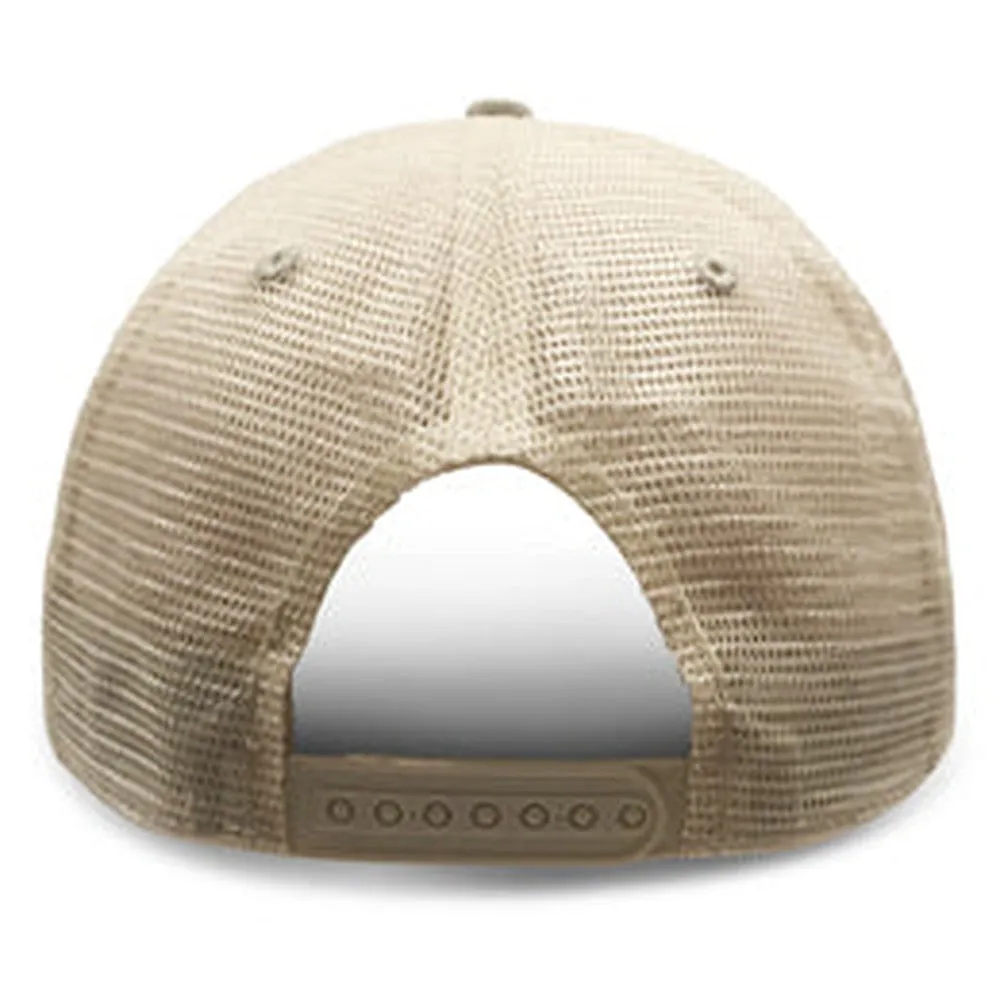 Khaki Light Mesh - Unstructured Baseball Cap