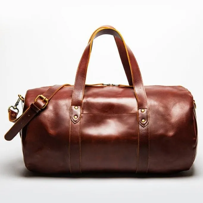 Leather Gym Bag 37L