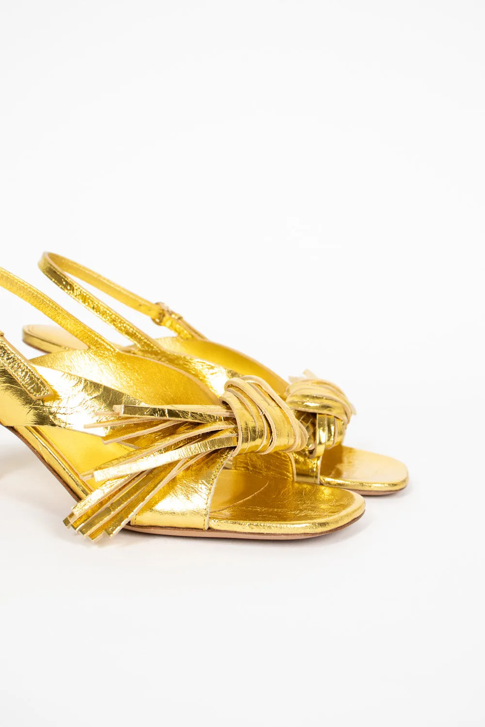 Leather Sandals Gold