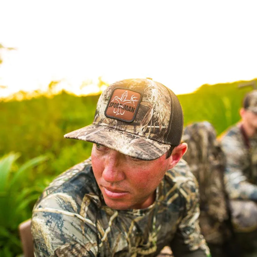 Logo Patch Snapback Camo Hunting Hat - Realtree Timber