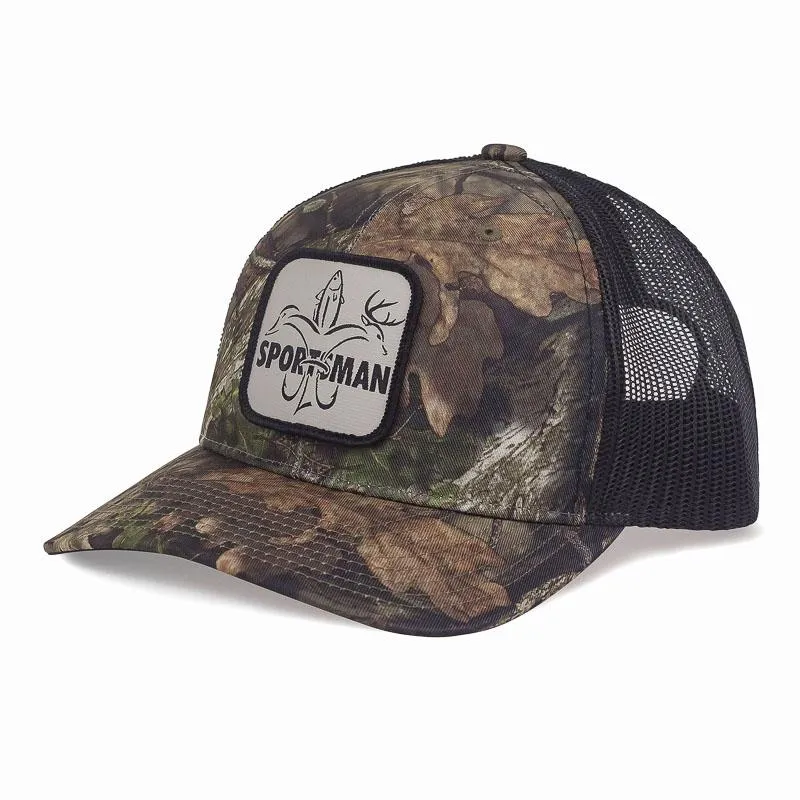 Logo Patch Snapback Camo Hunting Hat - Realtree Timber