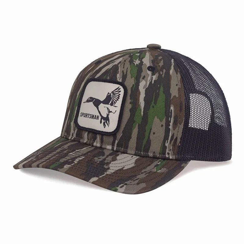 Mallard Patch Camo Hunting Snapback Hat - Realtree Original