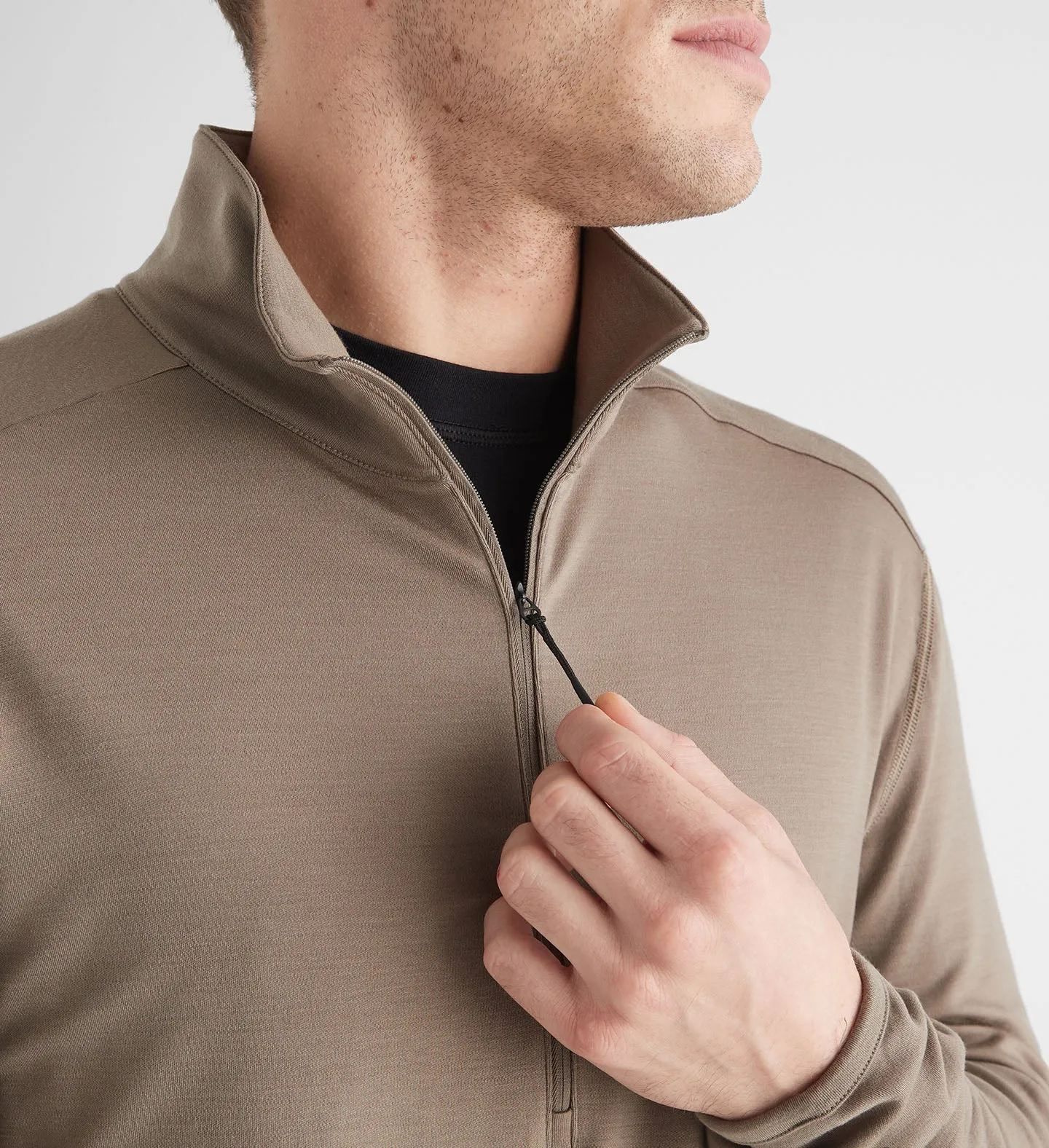 Men's Blended Merino Wool 1/4 Zip