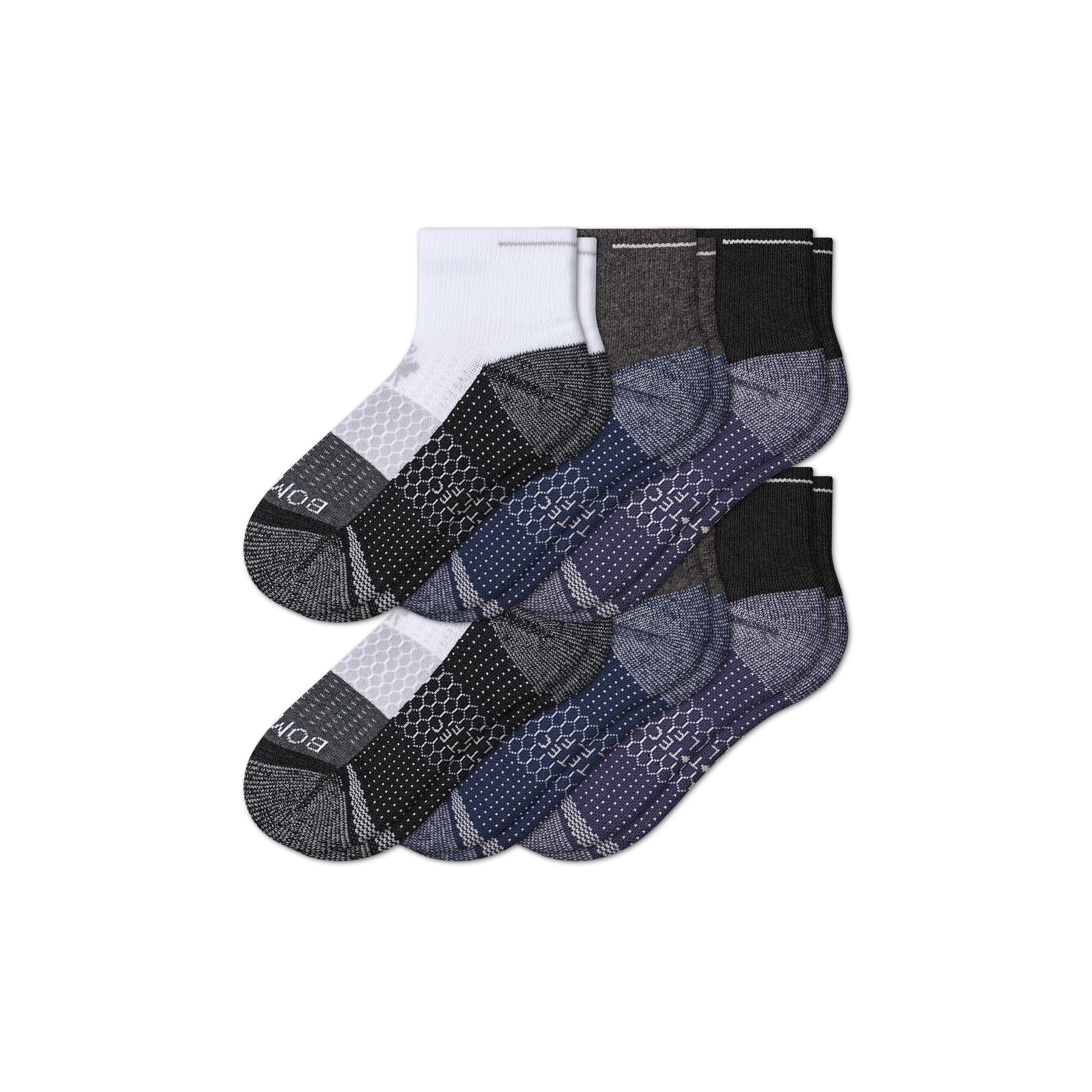 Men's Golf Quarter Sock 6-Pack