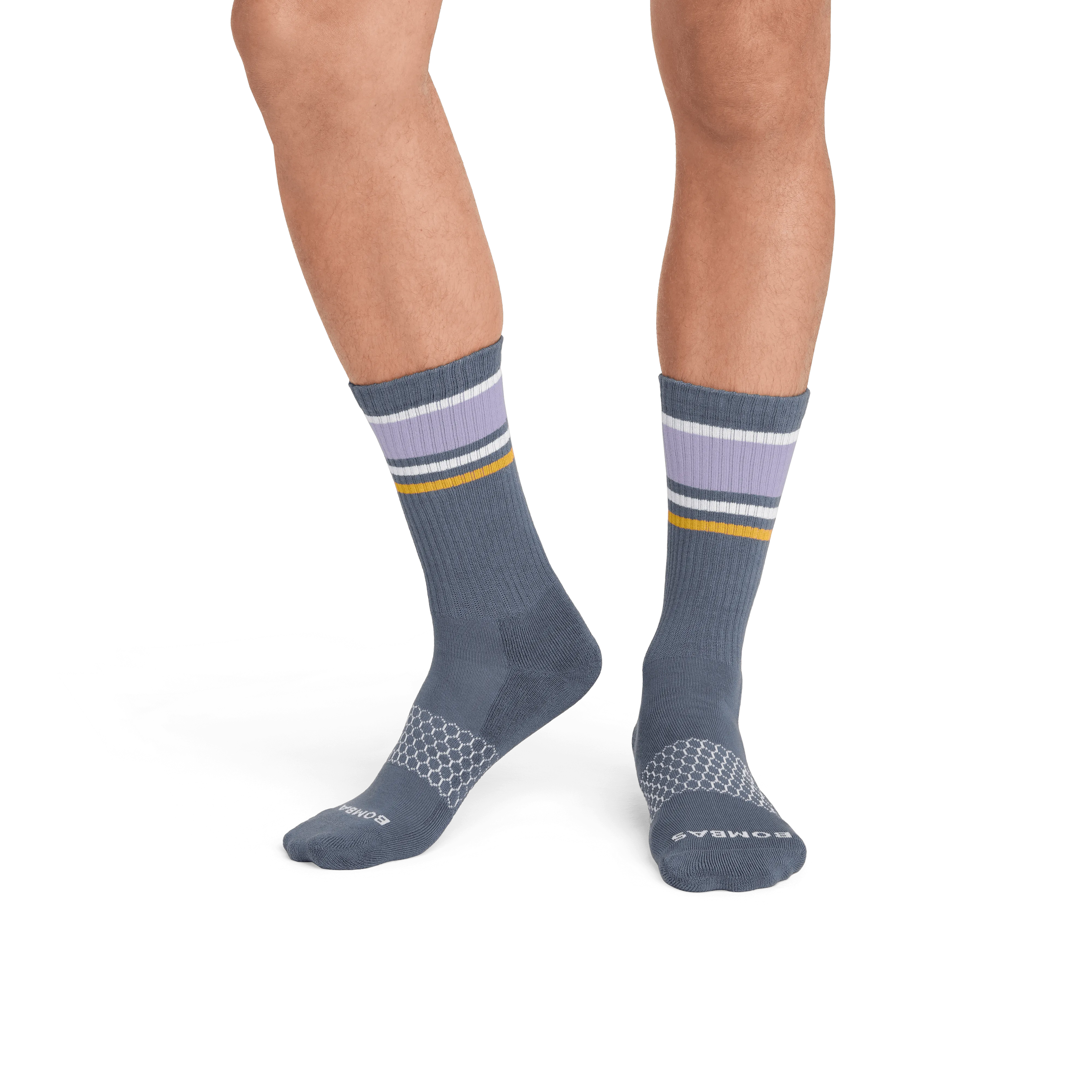 Men's Stripes Calf Socks