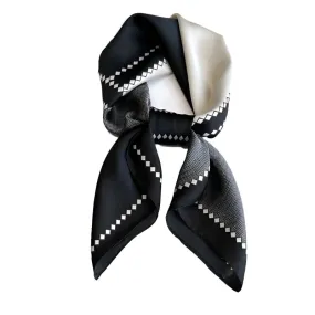 Monochrome Diamond Scarf