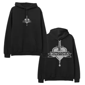 Monotonía Hoodie - Black