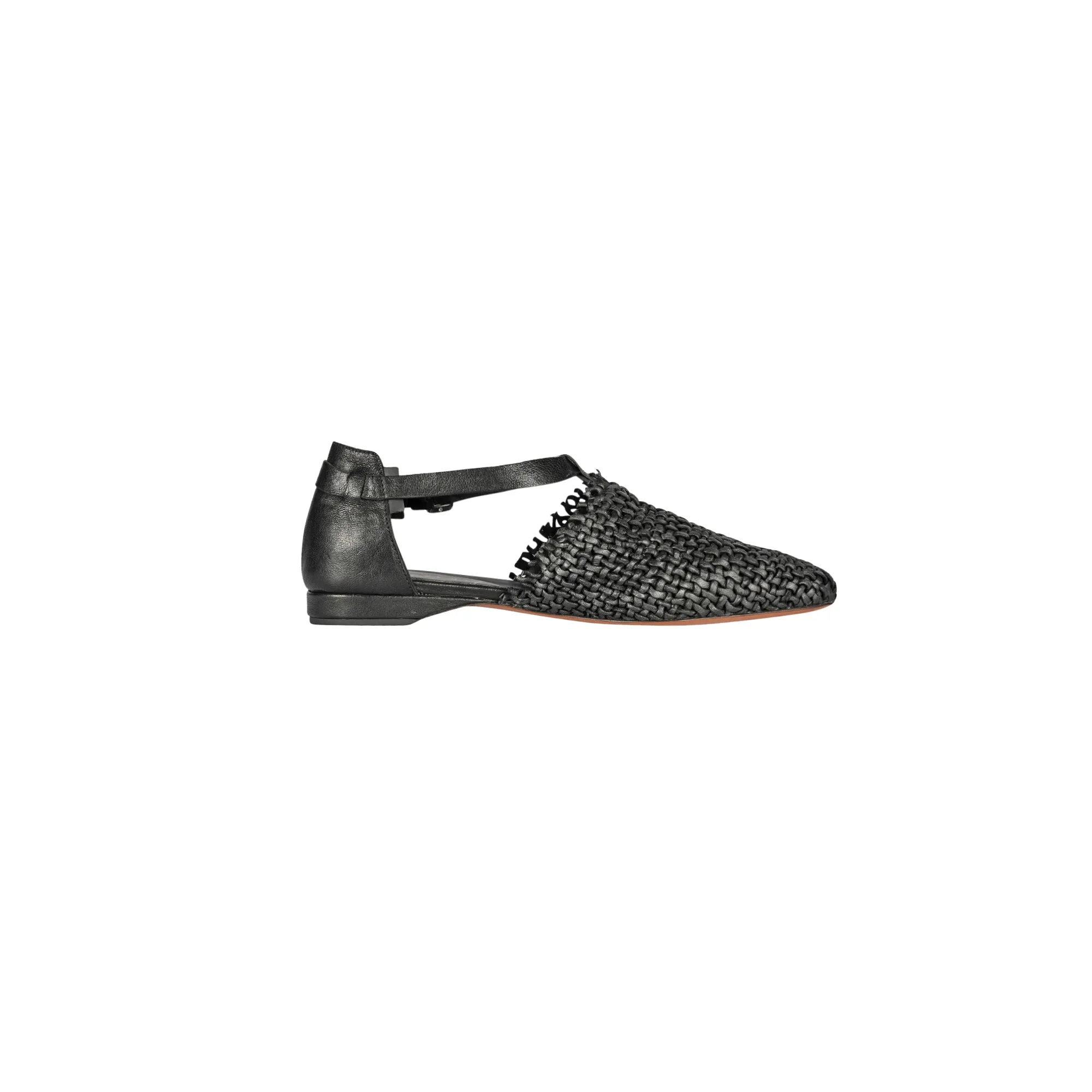 Pointed Shoe Intreccio Madreperla Black