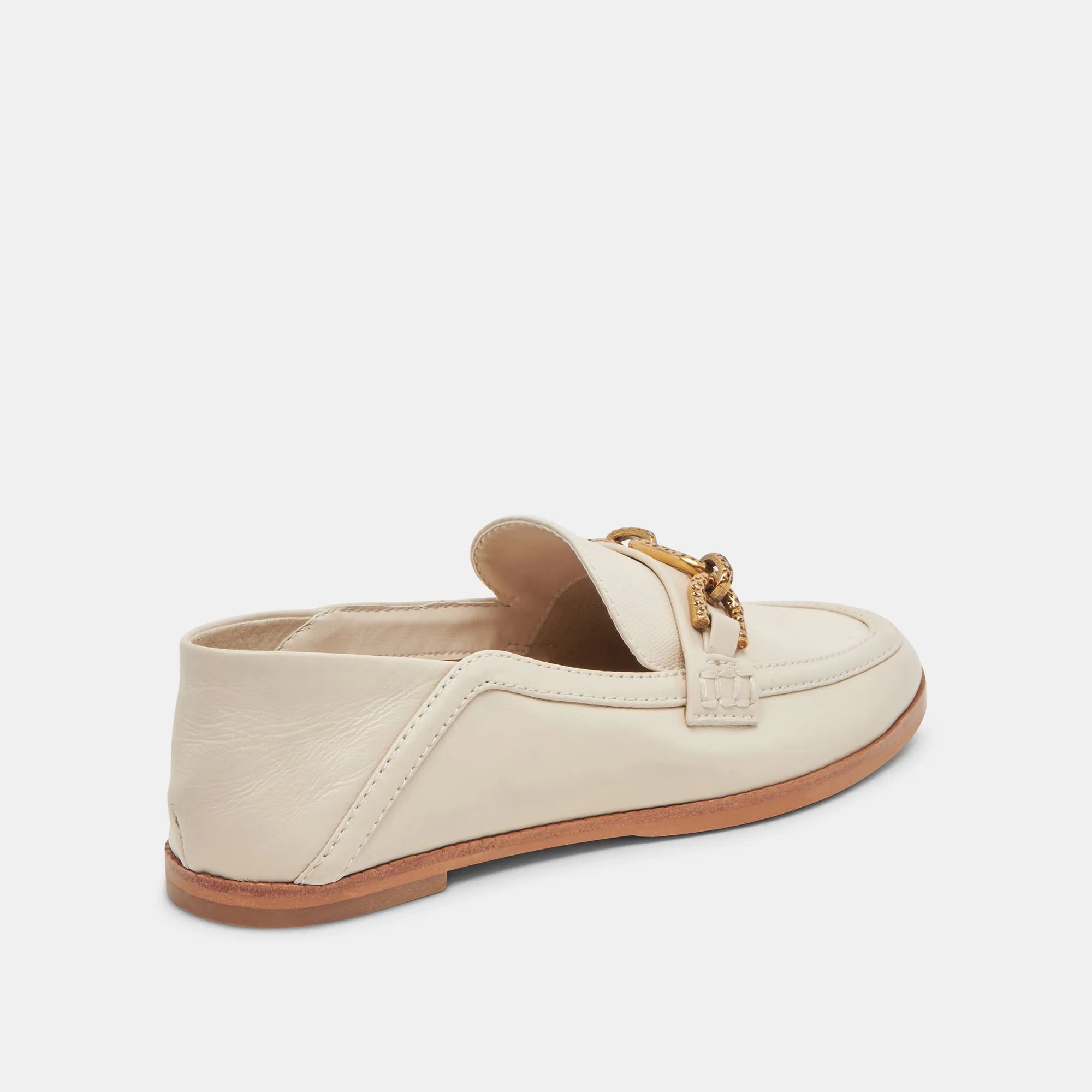 REIGN FLATS IVORY LEATHER