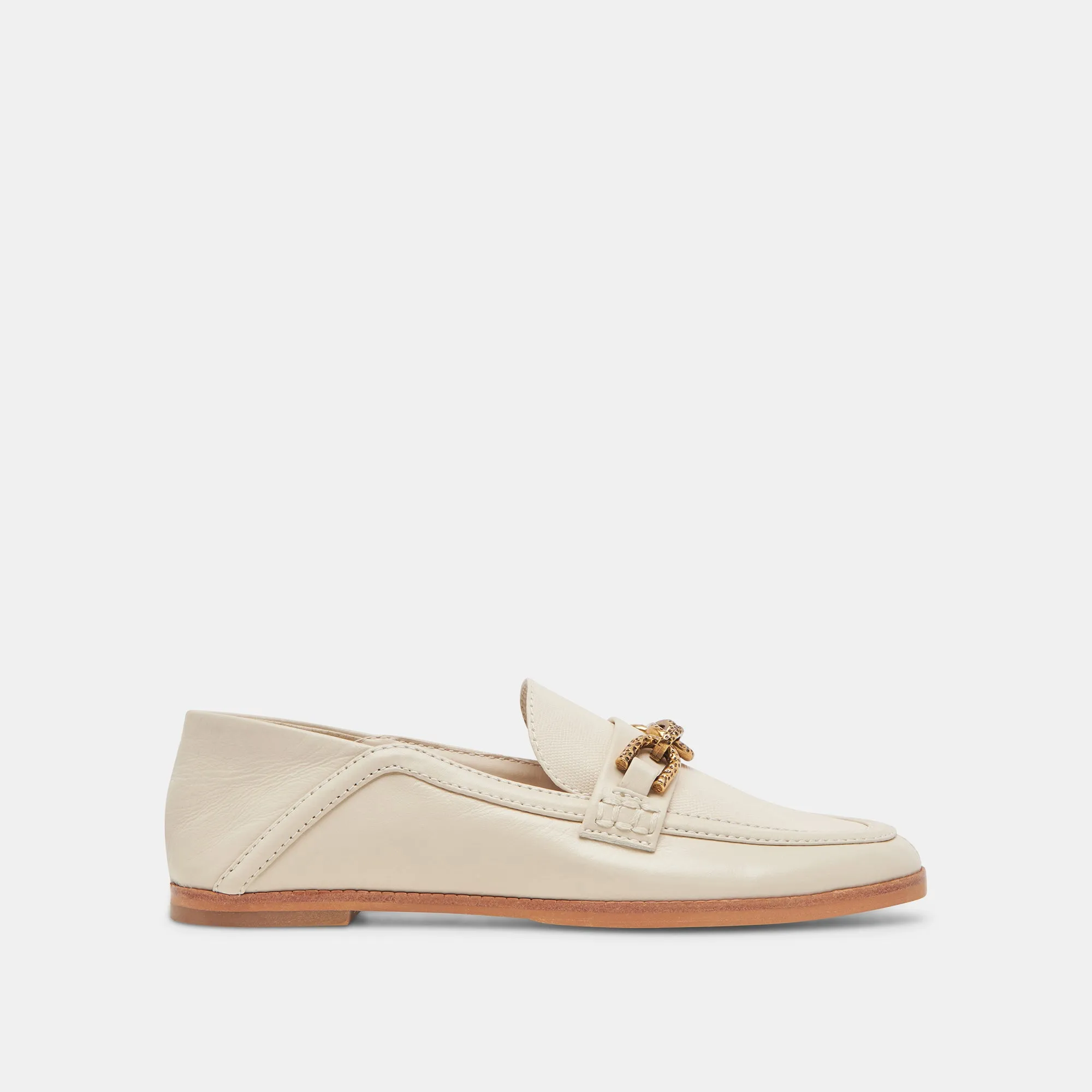 REIGN FLATS IVORY LEATHER