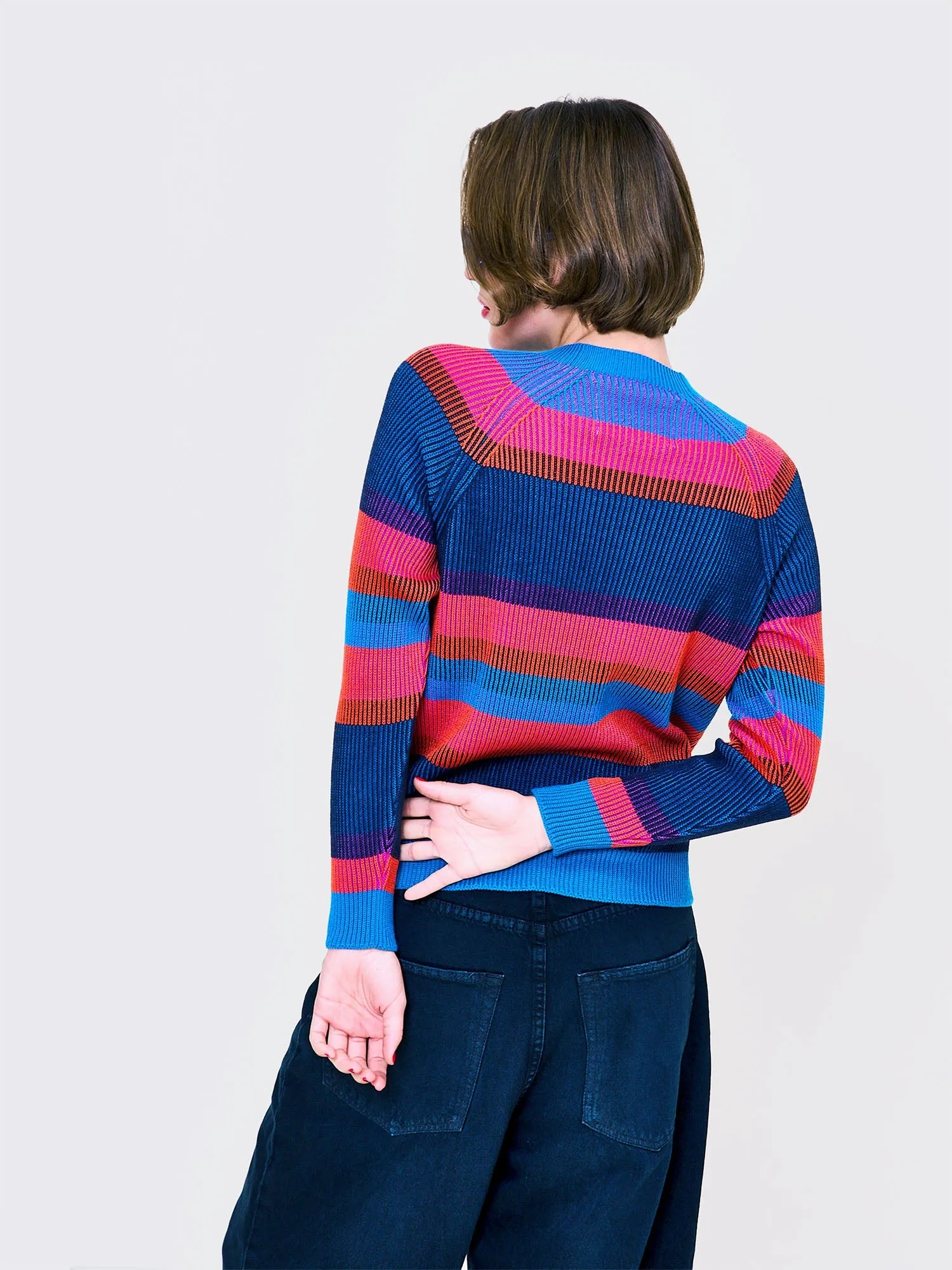 Ribbed-Knit Sweater