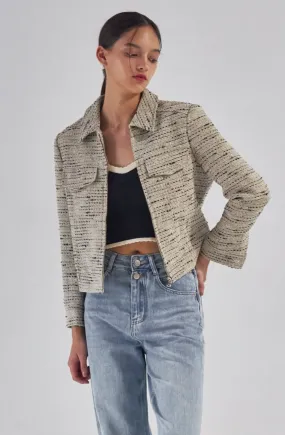 Ride or die tweed jacket