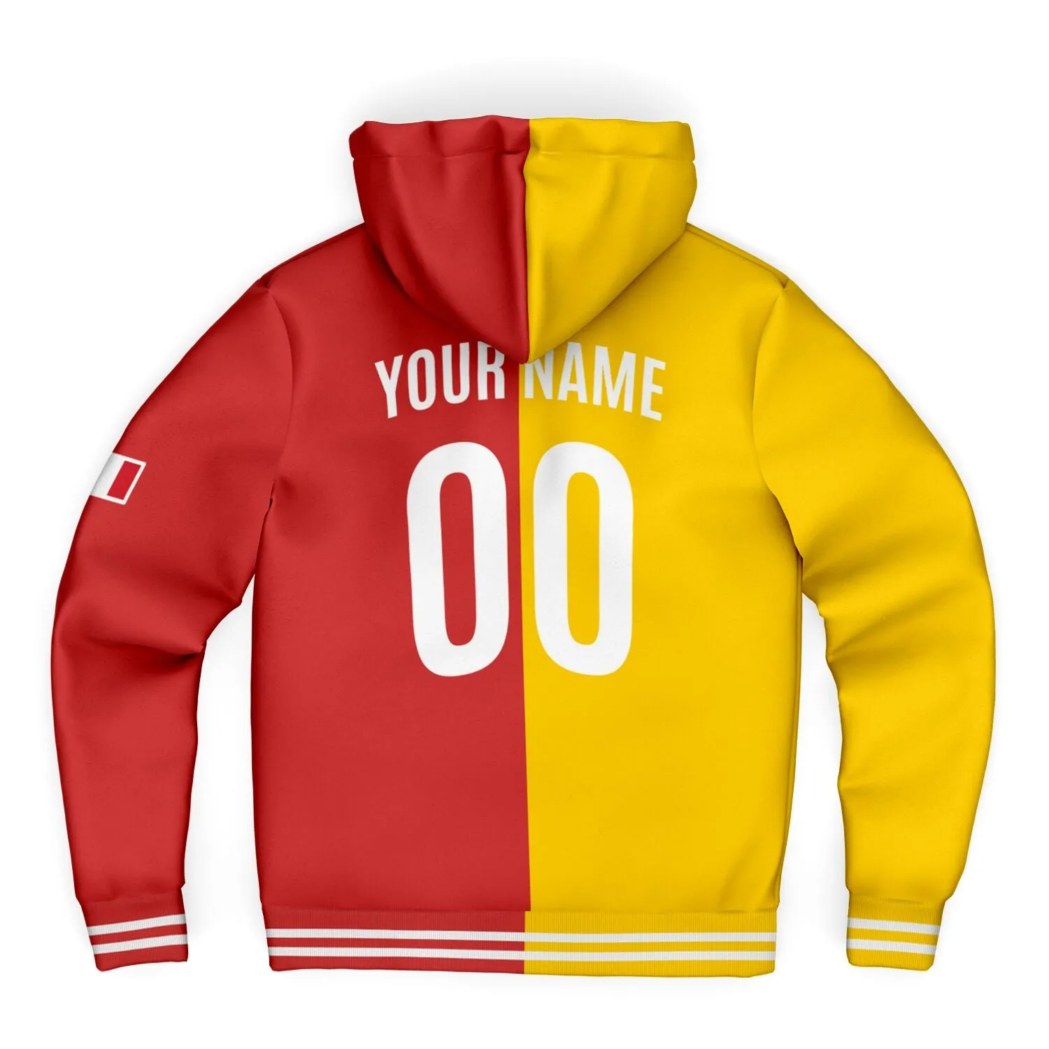 Sicily Microfleece Zip-Up Hoodie - Custom Name   Number