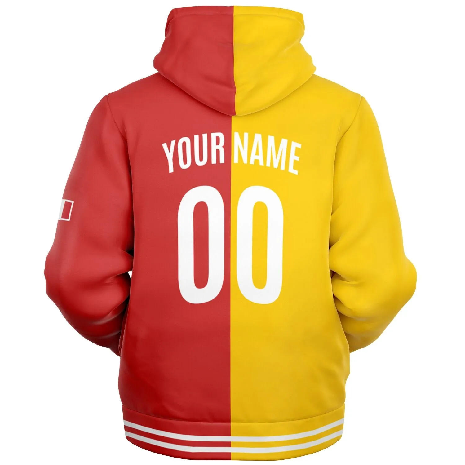 Sicily Microfleece Zip-Up Hoodie - Custom Name   Number