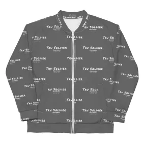 Signature Grey Bomber Jacket