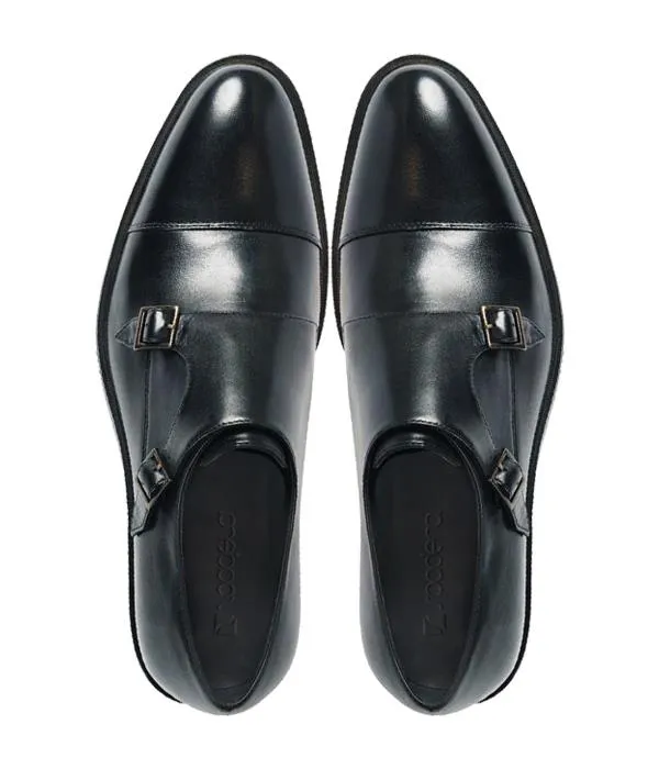 Spadera Handmade Leather Shoes - Royo Black