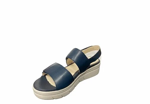 Stonefly women's sandal with velcro Aqua III 12 Nappa 216158 144 ocean blue