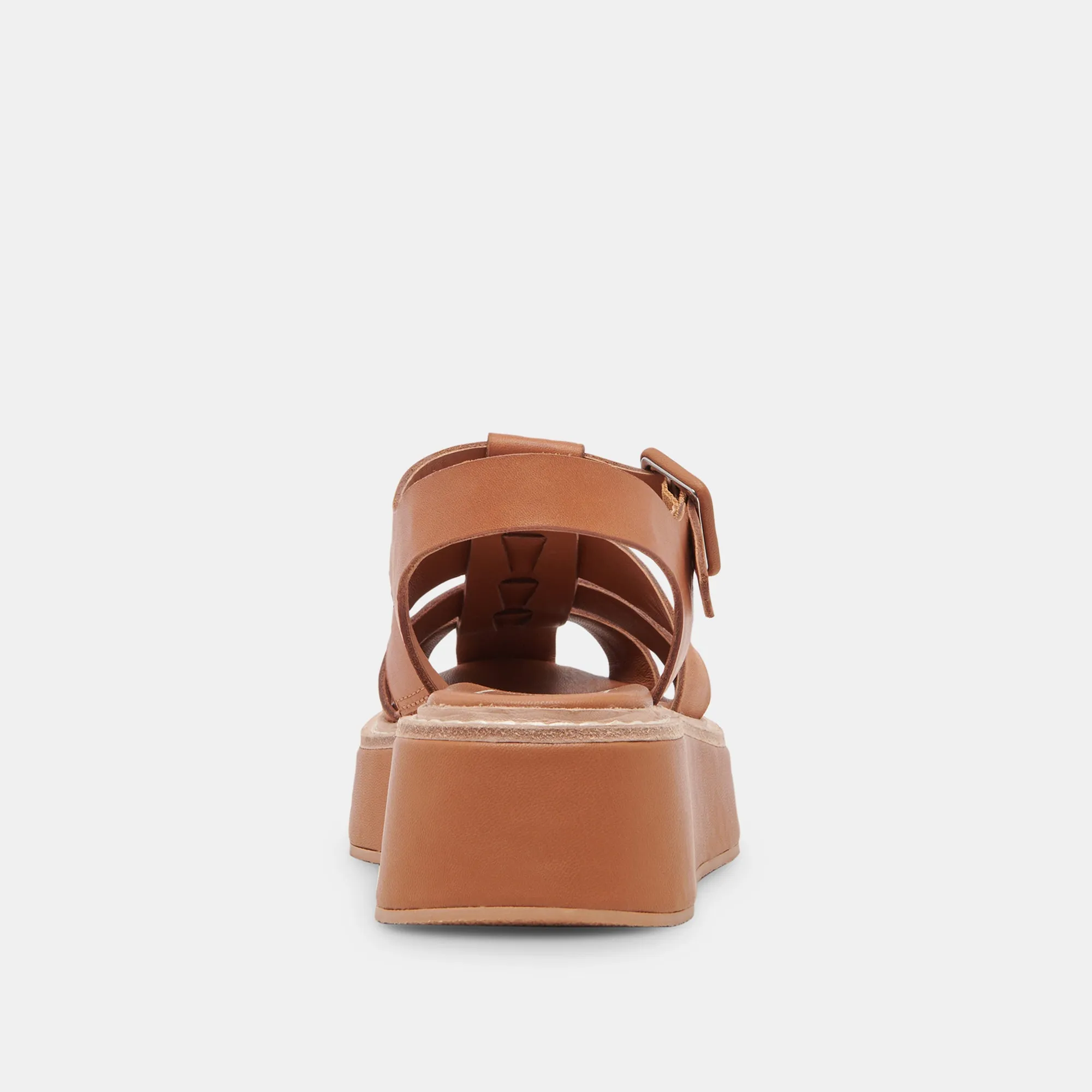 TRISTY SANDALS COGNAC LEATHER