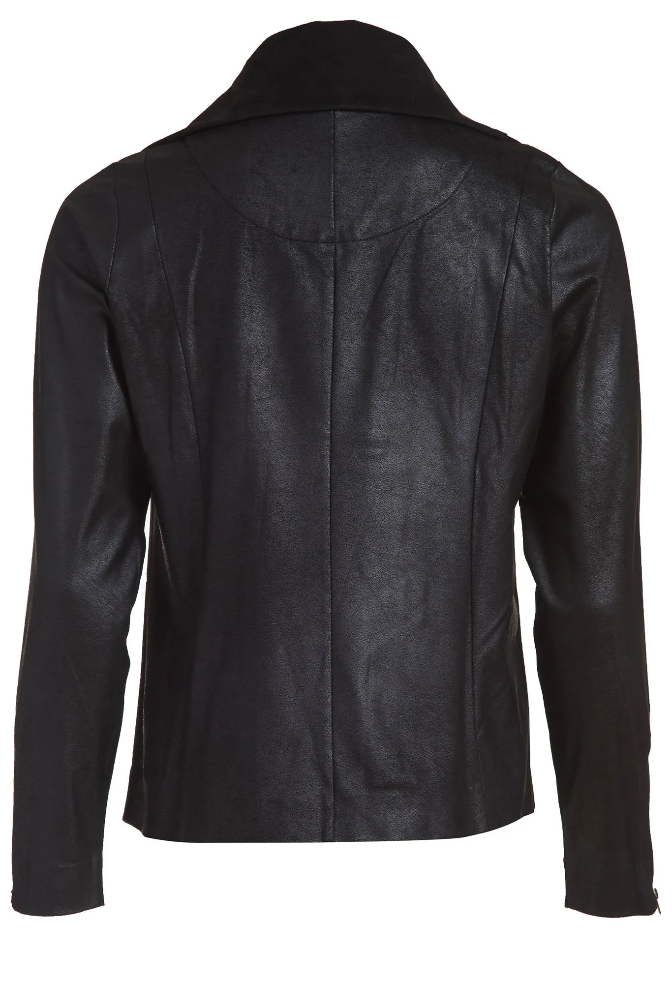 Vegan Matte Leather Biker Jacket - The Varick