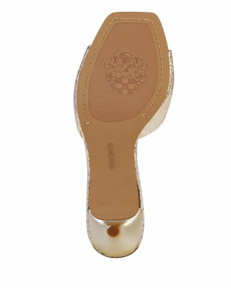 Vince Camuto FAIZA GOLD/CRACKLED TEXTURE MET