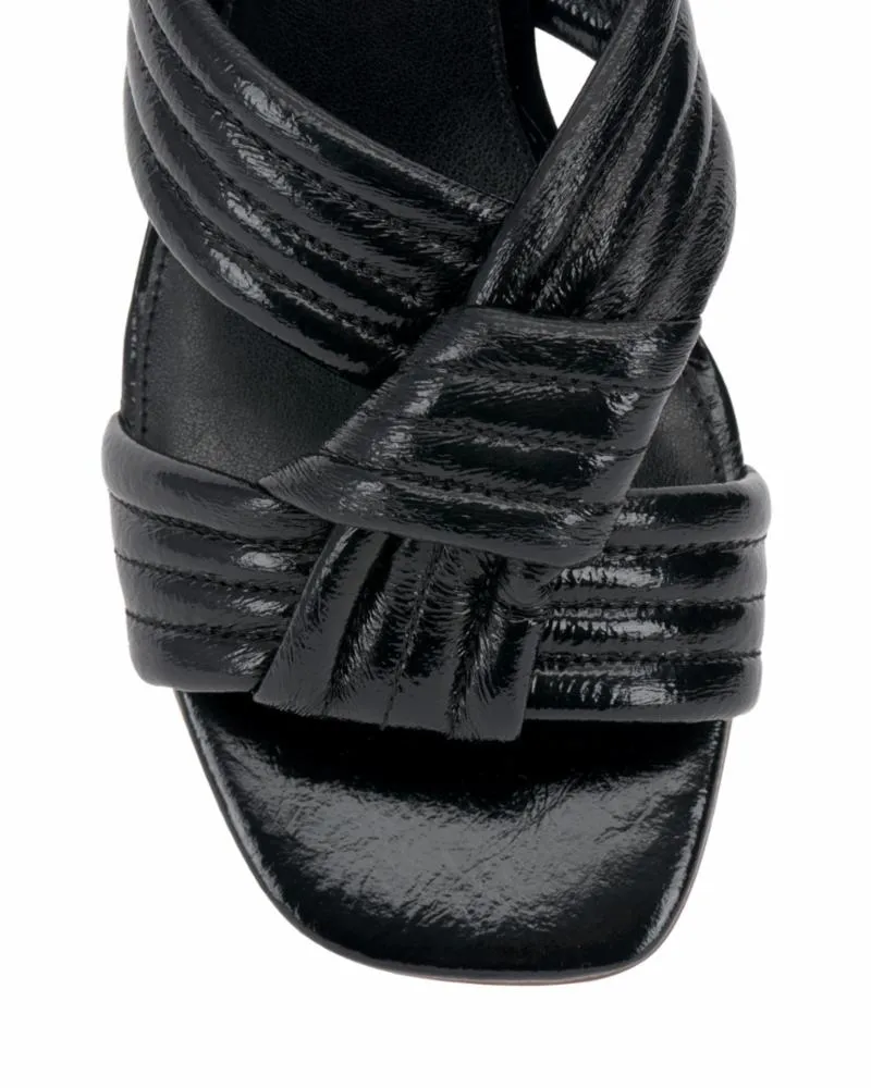 Vince Camuto LOMALA JET BLACK/WATERCOLOR CRINKLE L