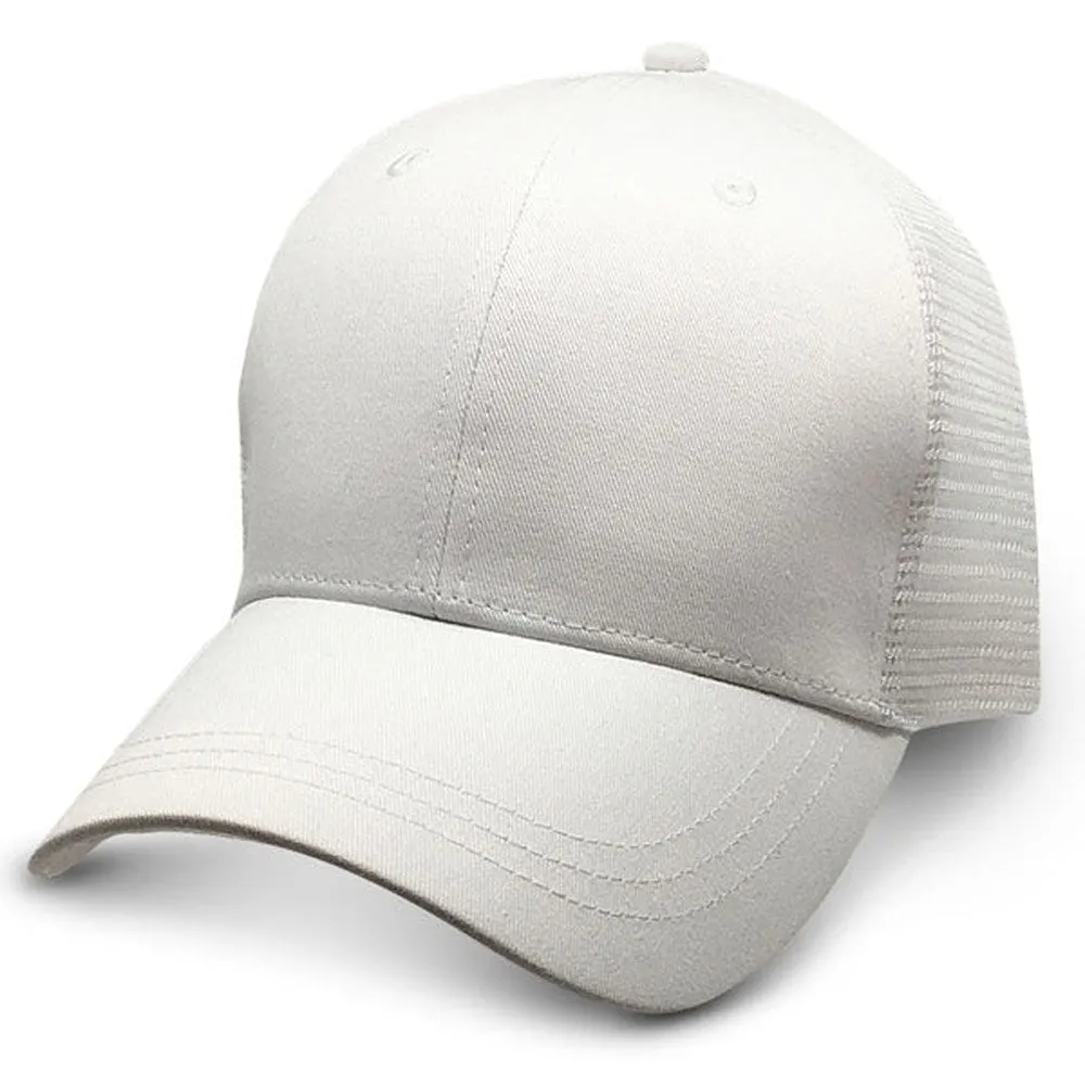 White Mesh - Structured Baseball Cap