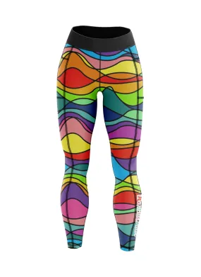 ''Wiggle & wave'' leggings