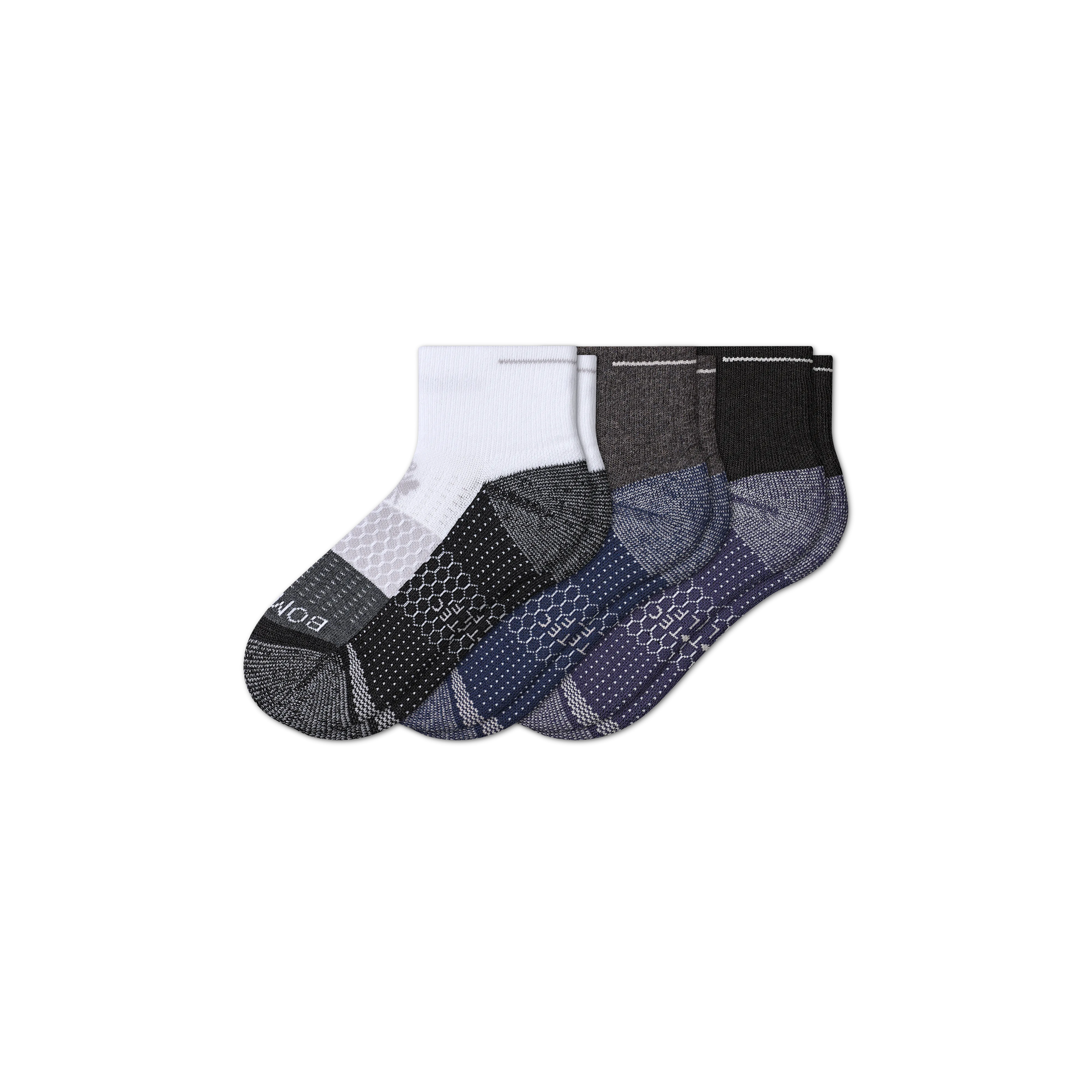 Women's Golf Quarter Sock 3-Pack